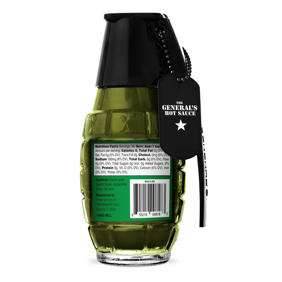 Hooah Jalapeño - Single Bottle – The General's Hot Sauce
