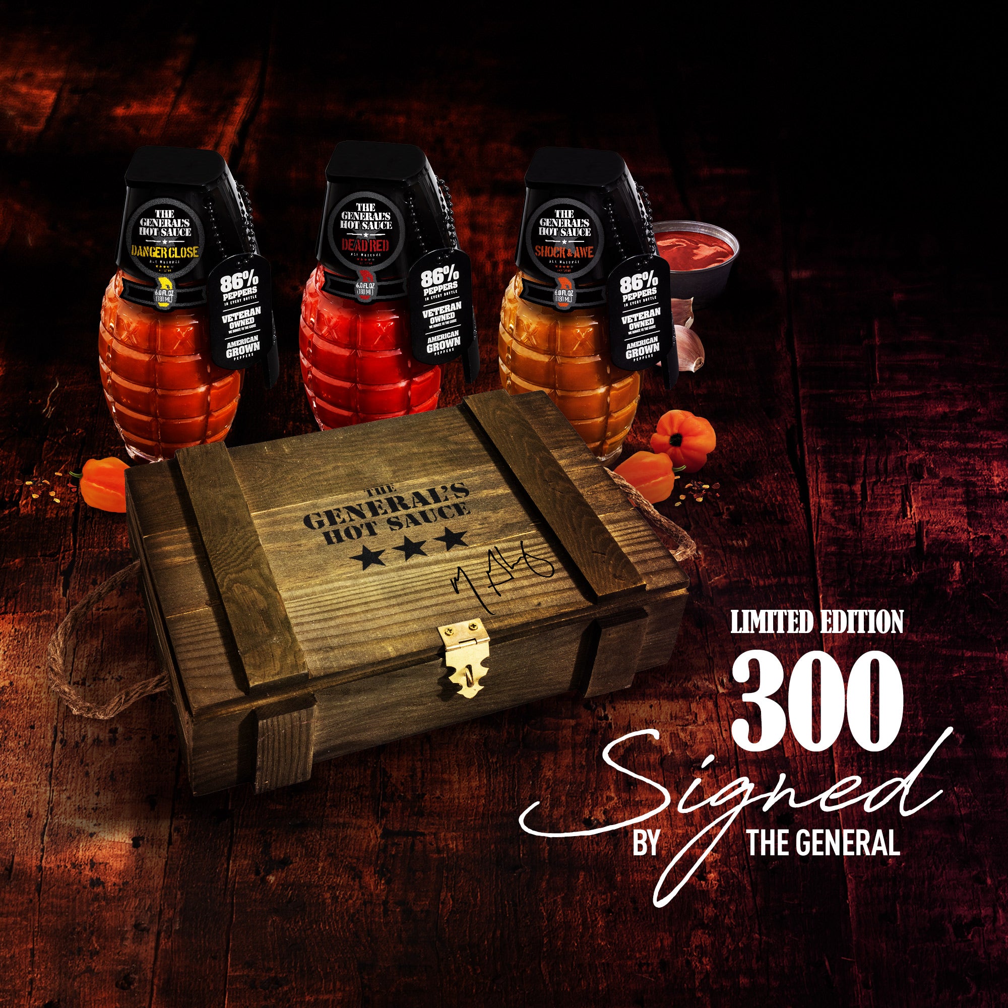 AUTOGRAPHED 3-STAR HEAT SEEKER GIFT BOX