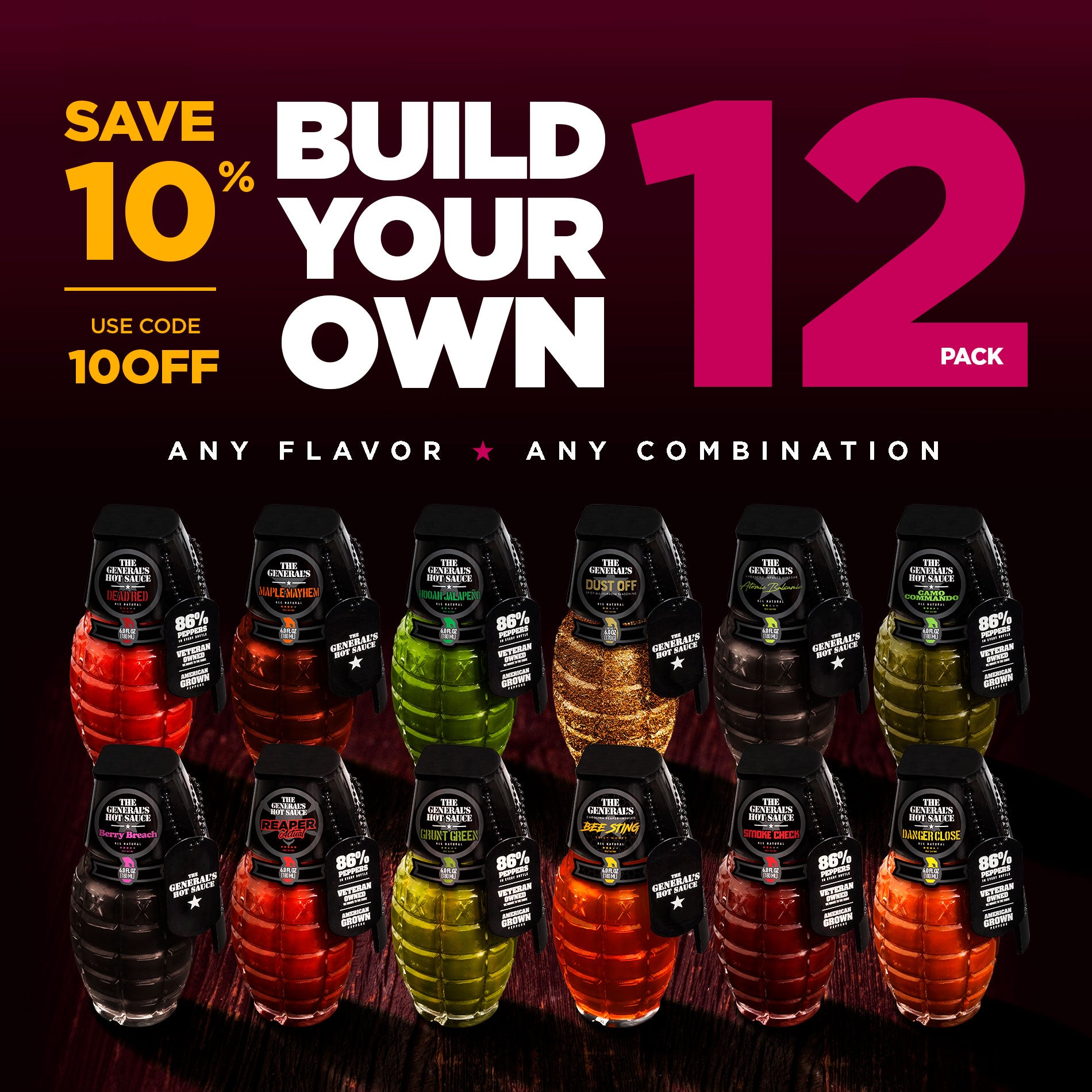 Build Your Own 12-Pack - FREE SHIPPING