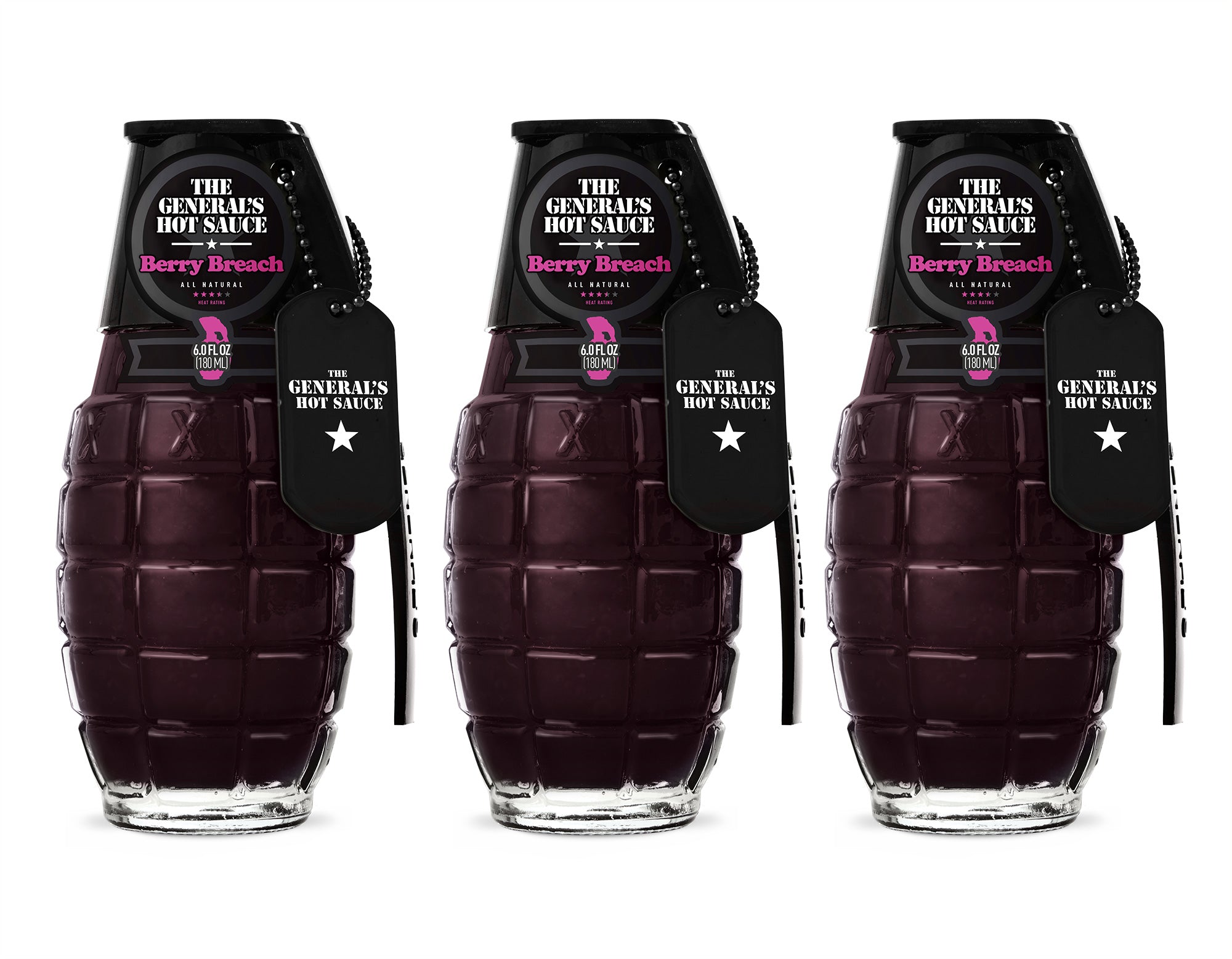 Berry Wave 3-pack – The General's Hot Sauce