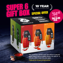 Load image into Gallery viewer, Super 6 Gift Box 10 Year Anniversary Special