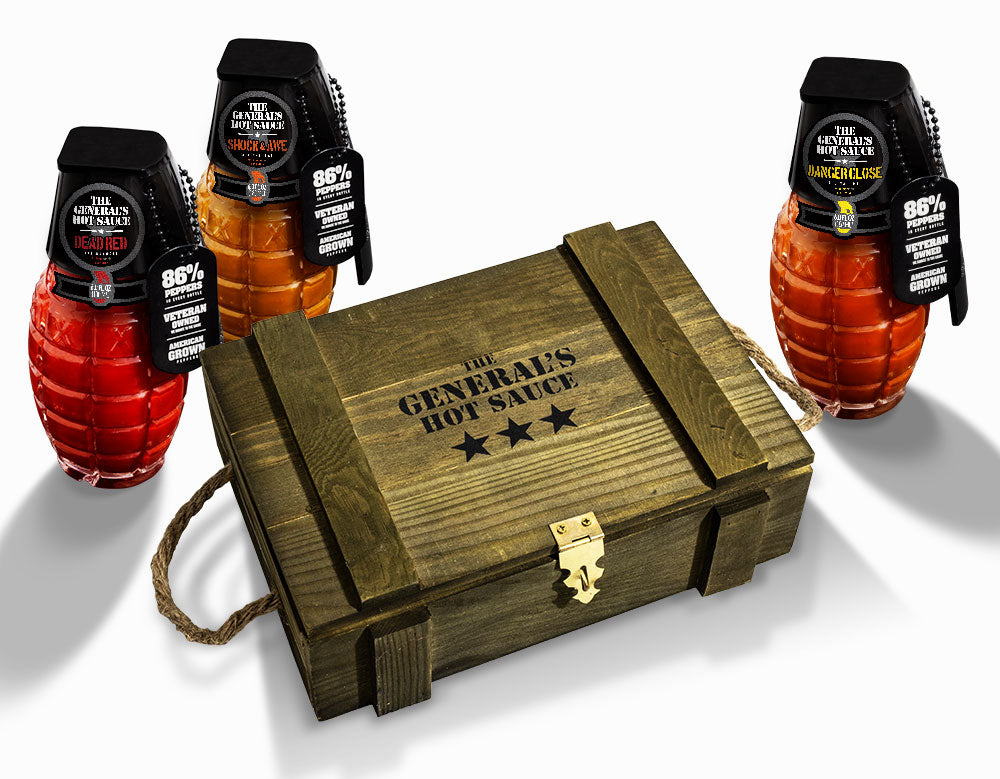 NOW AVAILABLE! The General's 3-Star Ammo Crate Gift Box